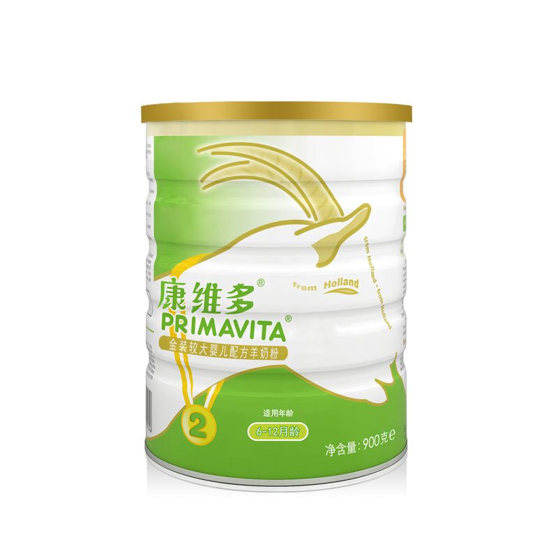 康维多(Primavita)金装较大婴儿配方羊奶粉2段900g