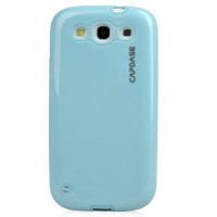 卡登仕经典玲珑胶套三星I9300(浅蓝色)