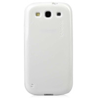 卡登仕实色亮点胶套三星I9300(亚光白)
