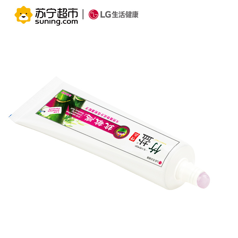 LG生活健康竹盐精品抗敏感牙膏150g