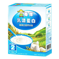 每伴乳清蛋白营养米粉(二段)225g