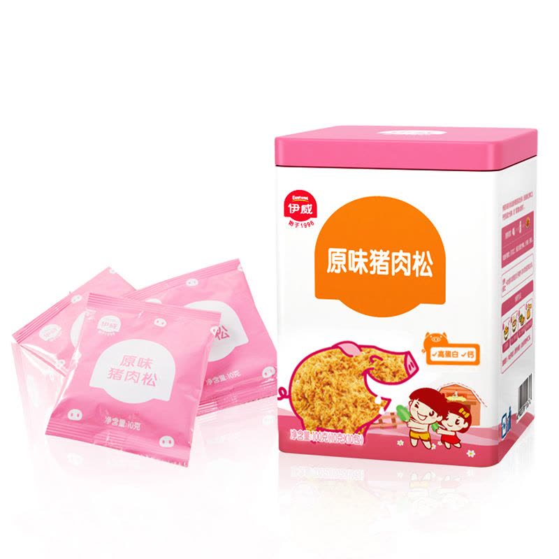 伊威( Eastwes)原味猪肉松100g 营养肉松图片