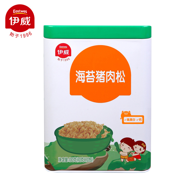 伊威( Eastwes)海苔猪肉酥100g 营养肉酥