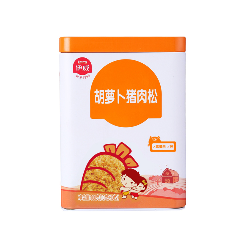 伊威( Eastwes)胡萝卜猪肉松100g 营养肉松