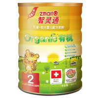 智灵通天源有机较大婴儿配方奶粉二阶段(6-18个月)800G