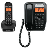 摩托罗拉 (MOTOROLA) SC200C 数字 无绳 电话机(黑色)