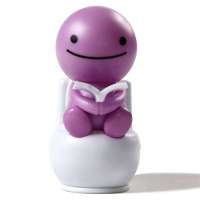 车德克摆件公仔马桶一族-紫色