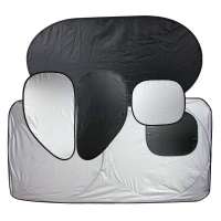 车德克遮阳挡6件套DK-1700银黑