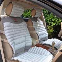 虎贝尔 汽车坐垫 座垫 布艺通用坐垫 养生座垫 四季坐垫 双面养生 灰色YM-SM