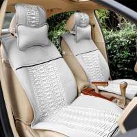 虎贝尔椰棕竹炭座垫锦绣河川H107灰色