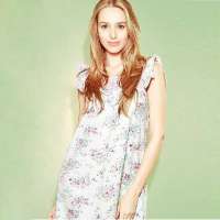 红豆居家纯棉睡裙女夏 短袖碎花睡裙睡衣 性感可爱圆领家居服淡绿色(170/92A)2J828