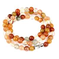 晶心依恋 3A级天然福禄寿项链6mm 愿望之石