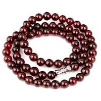 晶心依恋 3A级天然石榴石项链6mm