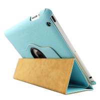 琪瑞ipad2/3 旋转智能休眠保护套(蓝色)