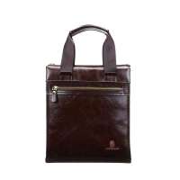 法国老人头LTWFRANE男士手提单肩斜挎商务公文包F80705-3啡