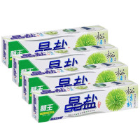 狮王120g晶盐松清新牙膏4支装