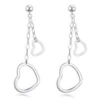 周生生 Pt950铂金耳环 42880e