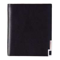 binger宾格沉稳系头层油牛皮竖款390042黑