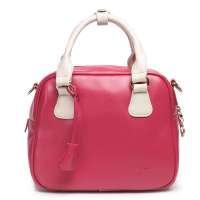 优哈优哈糖果色单肩包WD0708玫红