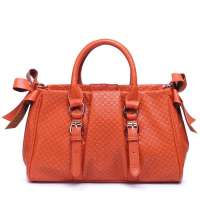 优哈优哈皮带装饰斜挎包WD0707橙色