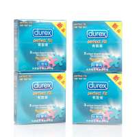 杜蕾斯避孕套(有型)3只*4盒激情组合装