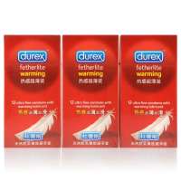 杜蕾斯避孕套热感超薄12支装*3盒激情组合装