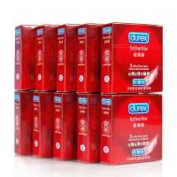 杜蕾斯避孕套超薄3支装*10盒激情组合装