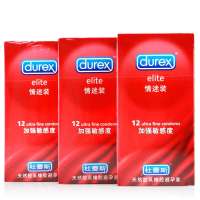杜蕾斯避孕套情迷12支装*3盒激情组合装