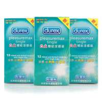 杜蕾斯避孕套凸点螺纹凉感12支装*3盒激情组合装