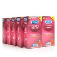 杜蕾斯避孕套草莓12只装*10盒激情组合装