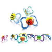 努比Nuby安抚奶嘴可爱昆虫造型/6m+(颜色款式随机)