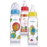 努比Nuby240mlPP奶瓶三入裝