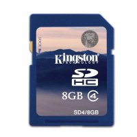 金士顿 8G(CLASS4)SDHC存储卡 (SD4/8GB)