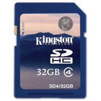 金士顿 32G(CLASS4)SDHC存储卡(SD4/32GB)