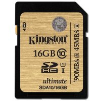 金士顿16G UHS-1 SDHC存储卡(SDA1016GB)