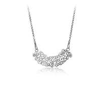 张银匠饰品s925纯银项链祥云飞舞