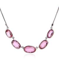 张银匠饰品s925纯银舞彩旋律项链