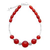 张银匠饰品s925纯银红色诱惑