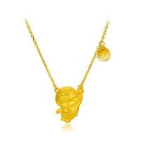 潮宏基正品 哆啦A梦 伦敦印象系列-篮球 黄金/足金吊坠