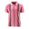 addnice德意志山峰男式纯棉户外条纹休闲短袖T恤HS103007(粉红/XXXXL)