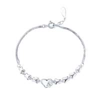 周大福年青专区925银手链AB35102