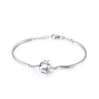 周大福年青专区925银手镯AB35192