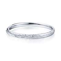 周大福年青专区925银手镯AB36756