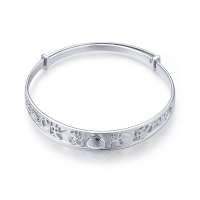 周大福年青专区福星宝宝925银手镯AB37084