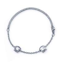 周大福年青专区福星宝宝925银手镯AB37111