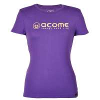 ACOME阿珂姆特伦女式短袖T恤AG121T2080(钴紫色/160)