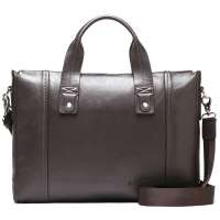 binger宾格高档真皮男士公文包电脑包120123咖啡