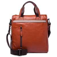 binger宾格真皮包包时尚休闲手提包100341橙