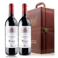 法国卡特维娜.波尔多干红葡萄酒 双皮盒装