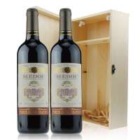 法国魅朵.干红葡萄酒 双木盒装